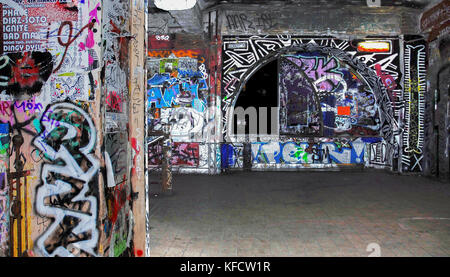 BERLIN-SEPTEMBER 27: Kunsthaus tacheles art centre building graffiti,Berlin mitte,on September 27,2012.
