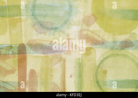 Designed abstract arts background,used watercolor elements Stock Photo