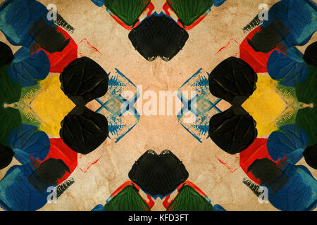 Designed abstract arts background, used acrylic elements Stock Photo