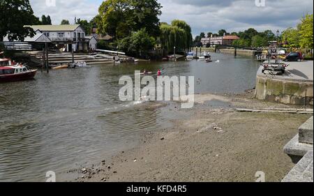 The River Thames in Twickenham London Stock Photo