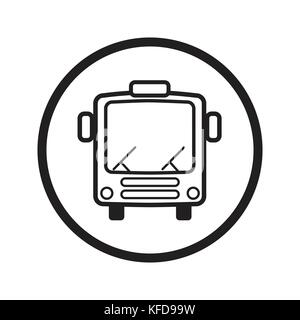 Bus linear icon. Thin line illustration. Contour symbol. Vector isolated  outline drawing Stock Vector Image & Art - Alamy