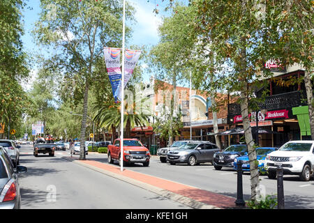 Peel Street Tamworth NSW Australia Stock Photo