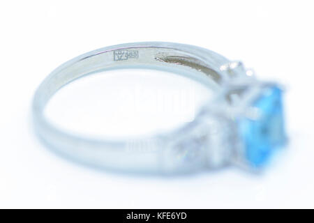 Topaz ring Stock Photo