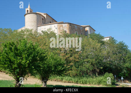 Sorbolongo (Pesaro Urbino, Marches, italy), old typical village along the road from Fossombrone to Jesi Stock Photo