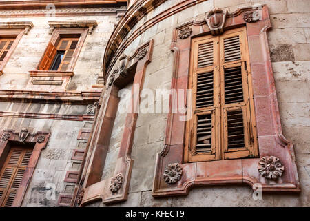 JERUSALEM, ISRAEL - NOVEMBER 2011: Close up building of Russian mission Stock Photo