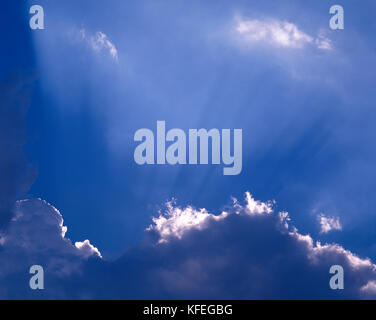 Dramatic skyscape over Leicestershire, England, UK Stock Photo