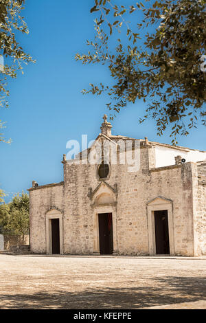 The church of Our Lady of Ibernia in Cisternino Stock Photo