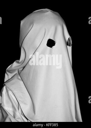 Portrait of a scary figure in hooded cloak Stock Photo - Alamy