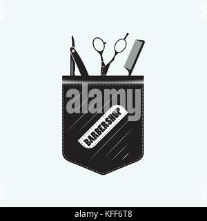 Pocket for the hairdresser Stock Vector