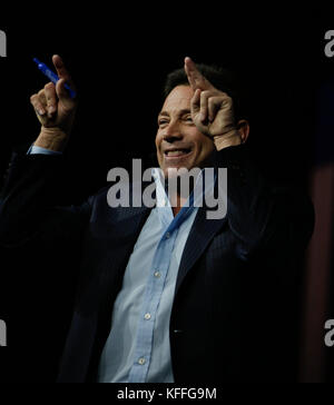 New York, New York; Jordan Belfort Speaks at Madison Square Garden Stock Photo