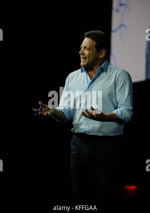 New York, New York; Jordan Belfort Speaks at Madison Square Garden Stock Photo