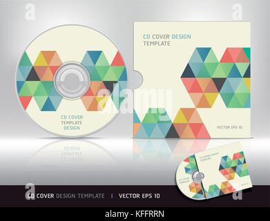 Cd cover design template. Abstract background vector illustration Stock  Vector Image & Art - Alamy