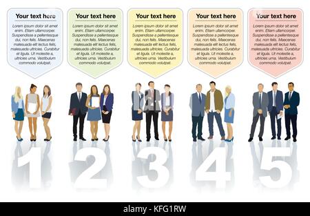 Design speech diagram for infographic and website. Creative testimonials template. Stock Vector