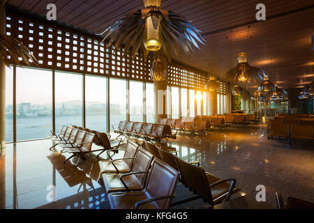 MUMBAI, India - January 21: Terminal 2 of Mumbai International Airport (BOM) on January 21, 2017. Stock Photo