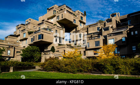 Complex of Habitat 67 in Montreal Canada Stock Photo