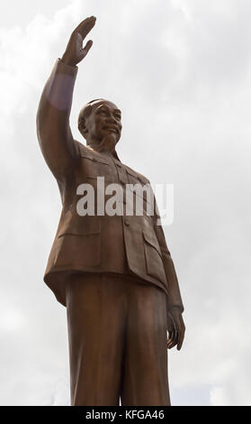 Saigon, Vietnam - June 28, 2017: Ho Chi Minh statue, Saigon, Vietnam. Stock Photo