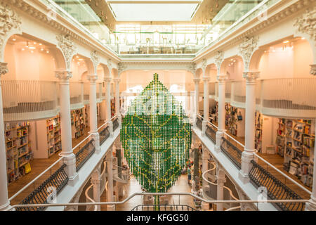 Old bookstore in Bucharest Stock Photo