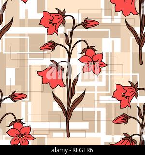 Seamless floral pattern Stock Vector