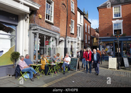 Ludlow market town Shropshire England Uk Stock Photo