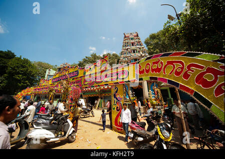 Sri Circle Maramma Temple in Bangalore, Karnataka, India Stock Photo