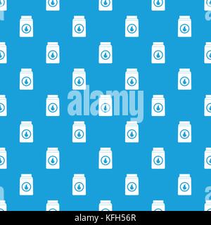 Matchbox pattern seamless blue Stock Vector