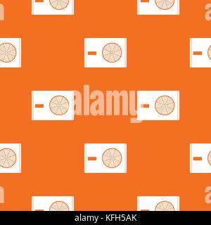 Outdoor compressor of air conditioner pattern seamless Stock Vector