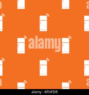 Fridge pattern seamless Stock Vector