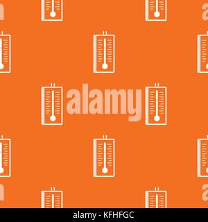 Thermometer pattern seamless Stock Vector