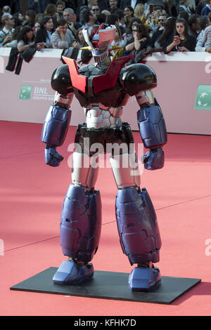 Rome, Italy. 28th Oct, 2017. Go Nagai attending the red carpet of Mazinger Z Infinity during the 12th Rome Film Festival Credit: Silvia Gerbino/Alamy Live News Stock Photo