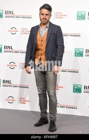 Rome, Italy. 29th Oct, 2017. Rome Cinema Fest 2017. Rome Film Festival. Photocall film 'Cuernavaca'. Pictured: Moises Arizmendi Credit: Independent Photo Agency/Alamy Live News Stock Photo