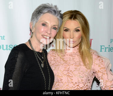 Los Angeles, California, USA. 28th Oct, 2017. BEVERLY ADAMS SASSOON and EDEN SASSOON arrives at Peggy Albrecht Friendly House's 28th Annual Awards Luncheon at The Beverly Hilton Hotel. Credit: Billy Bennight/ZUMA Wire/Alamy Live News Stock Photo