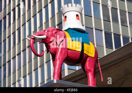 Elephant & Castle statue, London, SE1, UK. Stock Photo