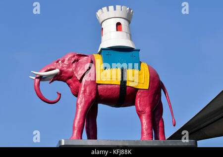 Elephant & Castle statue, London, SE1, UK. Stock Photo