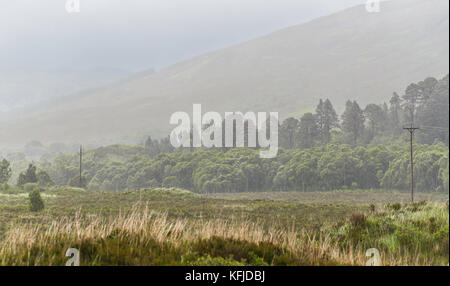 landscape on the A835 road to Ullapool Stock Photo