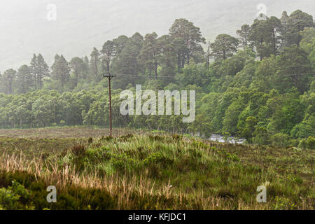 landscape on the A835 road to Ullapool Stock Photo