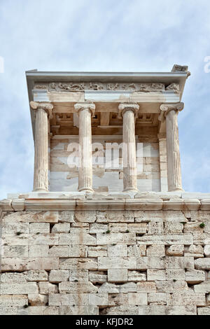 Temple dedicated to the goddess Athena Nika. Athens Acropolis. Greece Stock Photo