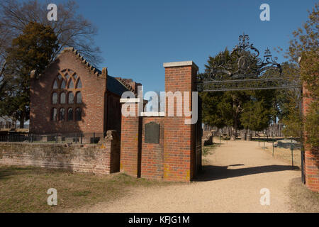 Historic Jamestowne Jamestown Virginia Stock Photo