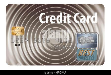 Here is generic, mock, credit card or debit card. Stock Photo