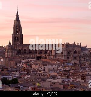 Toledo at Sunset Stock Photo