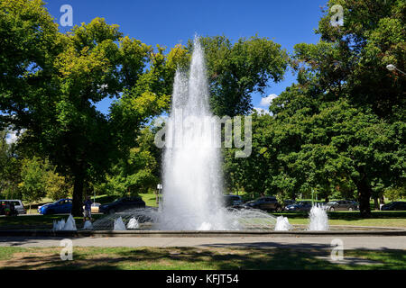 Walker Fountain within the King's Domain Park in Melbourne, Victoria, Australia Stock Photo