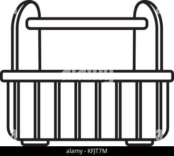 Empty toolbox isolated Stock Vector