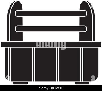 Empty toolbox isolated Stock Vector