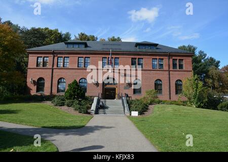 Sights around the Arnold Arboretum at Harvard University Stock Photo