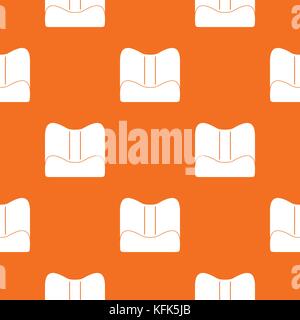 Orthopedic pillow pattern seamless Stock Vector