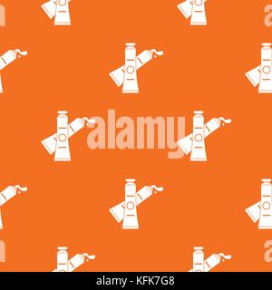Oil paints pattern seamless Stock Vector