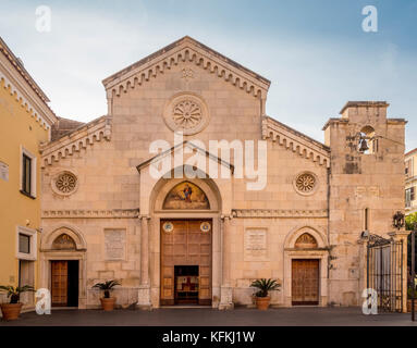 West front of Sorrento Cathedral, Sorrento, Italy. Stock Photo