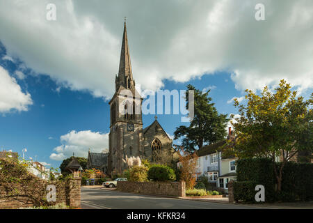 Autumn afternoon in Hurstpierpoint, West Sussex, England. Stock Photo