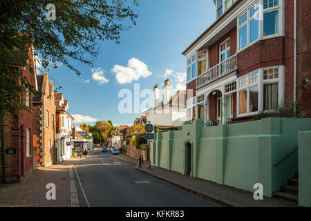 Autumn afternoon in Hurstpierpoint, West Sussex, England. Stock Photo