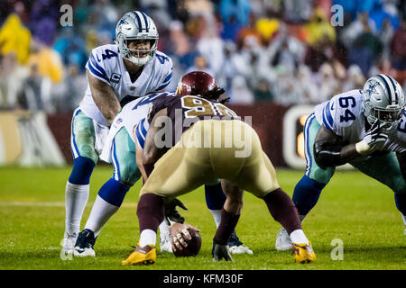 Dallas Cowboys quarterback Dak Prescott (4) scrambles before throwing a  pass during an NFL football game against the Detroit Lions in Arlington,  Texas, Sunday, Oct. 23, 2022. (AP Photo/Tony Gutierrez Stock Photo - Alamy