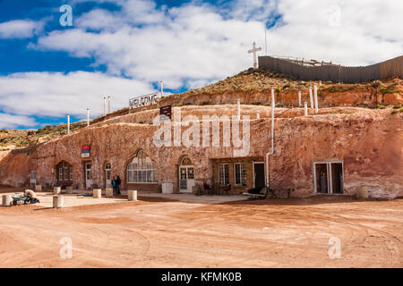 Serbian Orthodox Underground Church in Coober Pedy Stock Photo